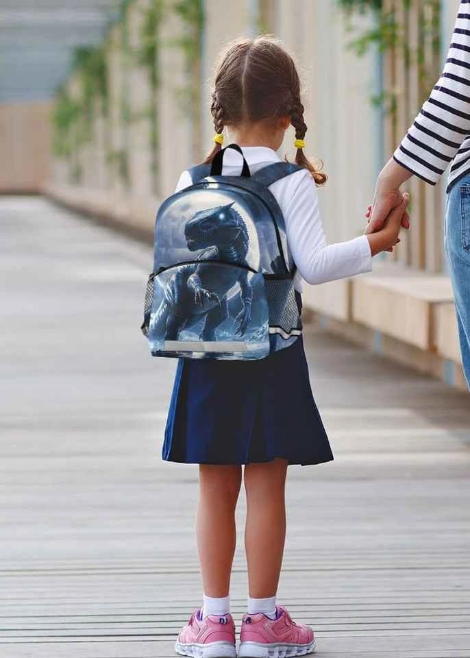 Brand new dinosaur bagpack - Blue - photo 4