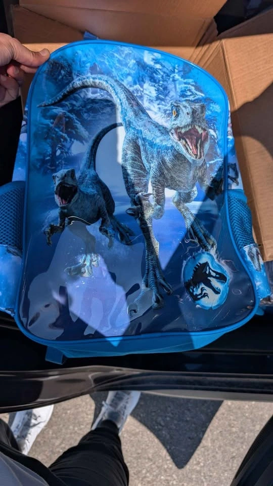 Brand new dinosaur bagpack - Blue - photo 5