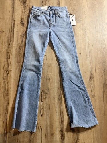 7 For All Mankind Women's Bootcut Jeans Slim Fit Light Wash - photo 2