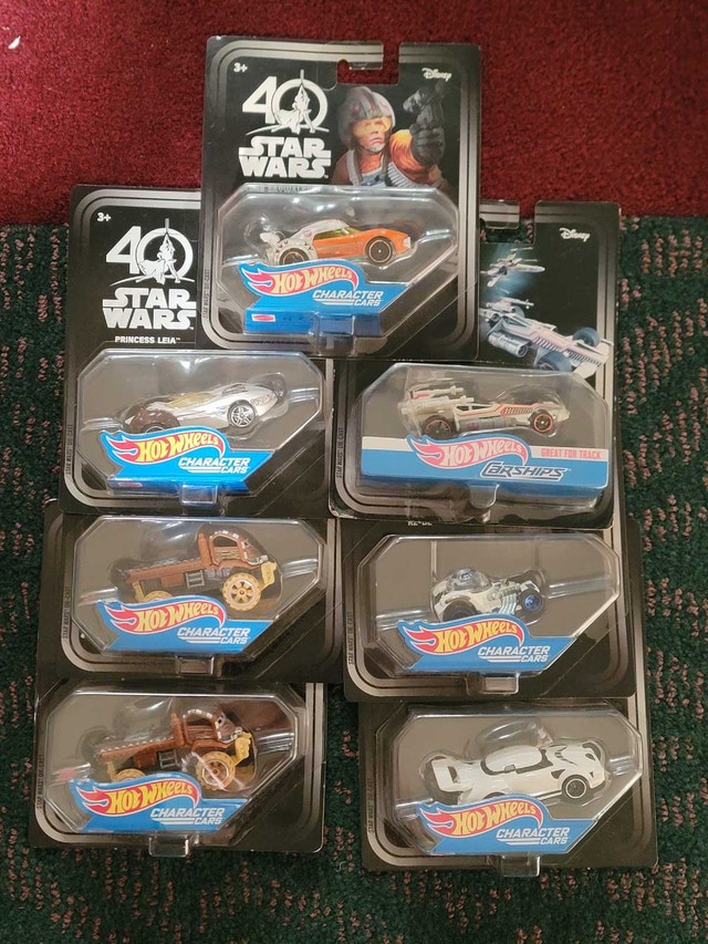 Hot Wheels Star Wars 40th Anniversary Character Car Set