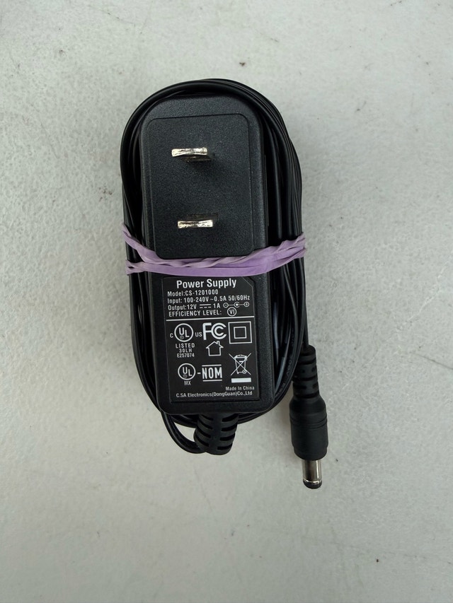 C.S.A Electronics Power Supply CS-1201000 12V 1A
