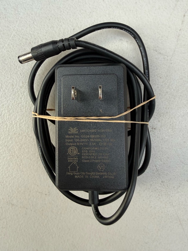 GangQi Switching Adapter Power Supply 9.0V 2.5A