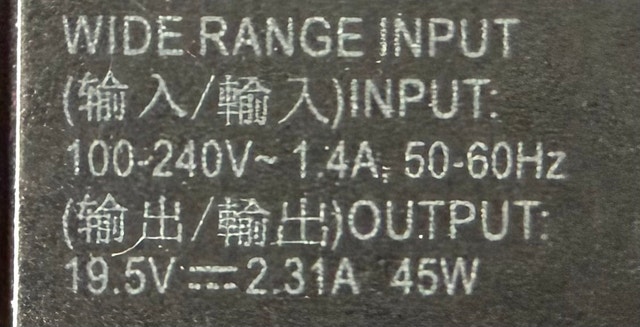 HP 45W AC Power Adapter 19.5V 2.31A - photo 2