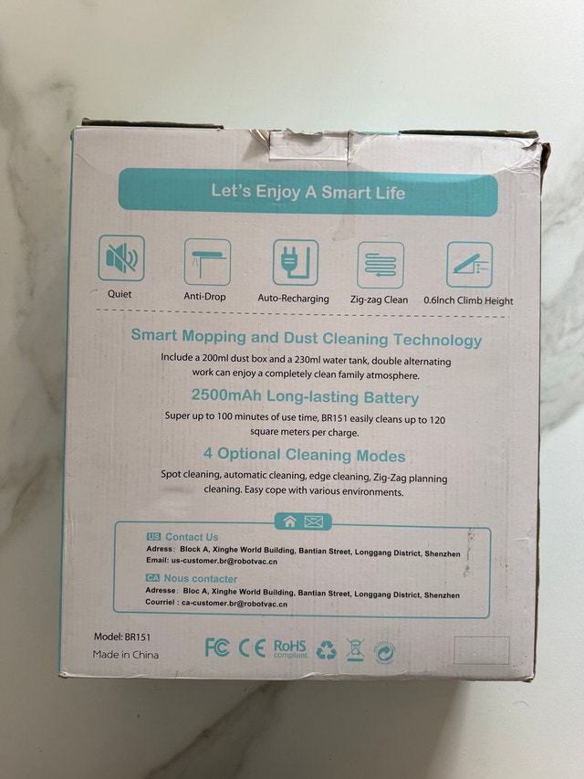 Robot Vacuum BR151 - photo 2
