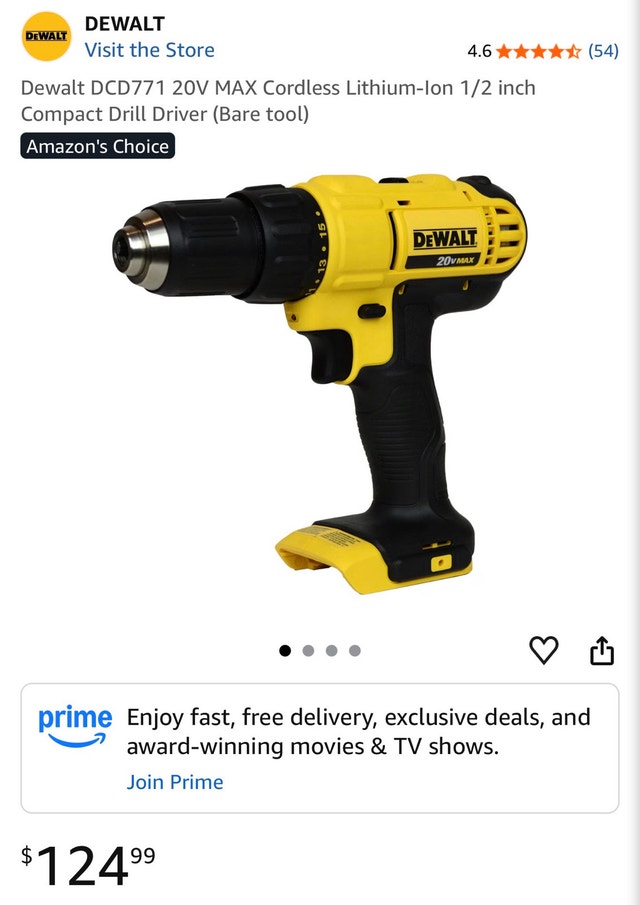 Dewalt DCD771 20V Max Cordless Drill Driver - photo 3