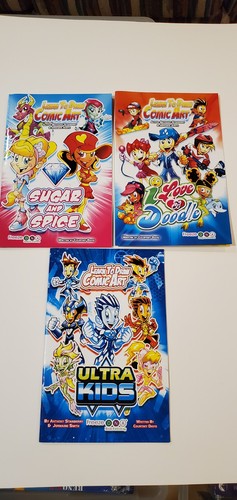 Learn To Draw Comic Art Books by Anthony Stanberry & Jermaine Sm