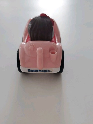 Rare Little People Wheelies Mia in Pink Kitty Cat Car (2015) - photo 3
