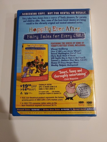 Happily Ever After - Fairy Tales for Every Child (DVD, 2004) NEW - photo 2