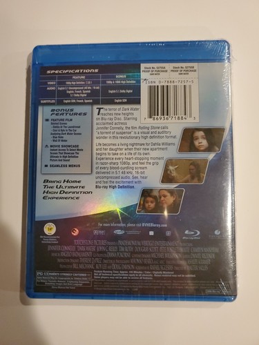 Dark Water (Blu Ray, 2006) Jennifer Connelly, New Factory Sealed - photo 2