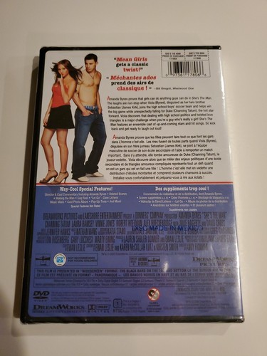 She's the Man DVD, Widescreen 2006, NEW - with Amanda Bynes & Ch - photo 2