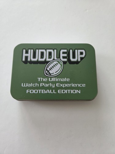 HUDDLE UP Watch Party Games Football Edition Card Game in a Tin