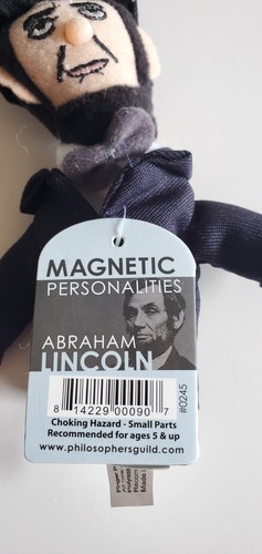 Abraham Lincoln Finger Puppet & Magnet (New, Magnetic Personalit - photo 4
