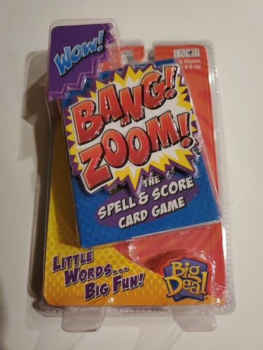 Bang Zoom! The Spell and Score Card Game, New (2004)