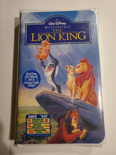 THE LION KING (Walt Disney Masterpiece Collection - VHS 2977)