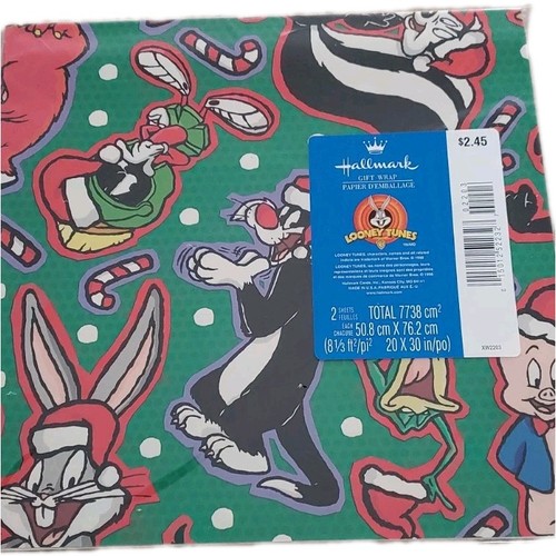 Hallmark Looney Tunes Christmas wrapping paper (New)
