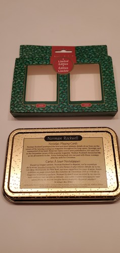 Norman Rockwell Christmas 2 Decks Playing Cards, In Collectors T - photo 4