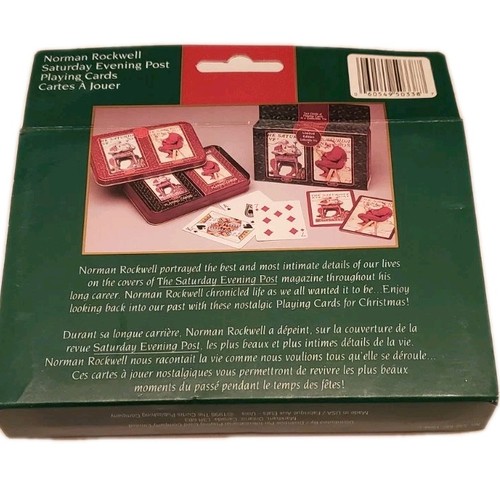 Norman Rockwell Christmas 2 Decks Playing Cards, In Collectors T - photo 5