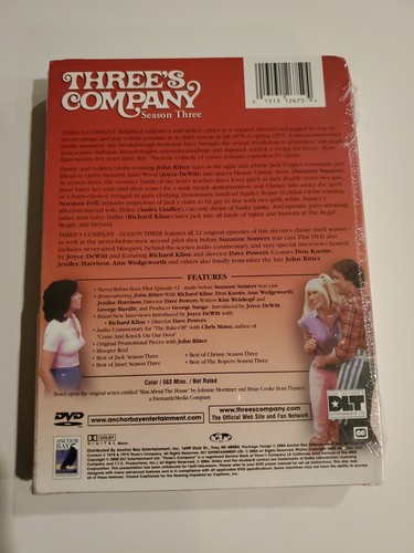 Three's Company Season 3 DVD box set (NEW) - photo 2