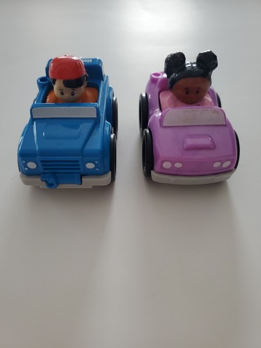 Little People Wheelies, Blue Jeep & Purple Car, 2014