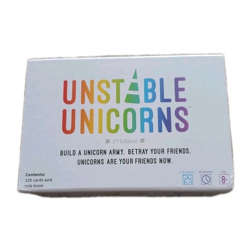 Unstable Unicorns Card Game 2nd Edition