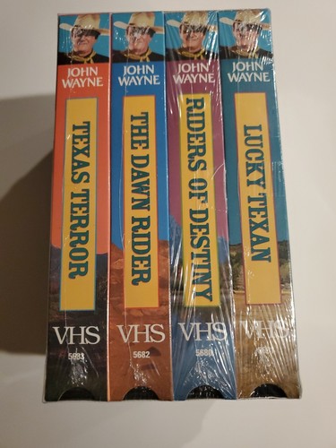 John Wayne - Four By The Duke (VHS, 2000, 4-Tape Set, Collectors - photo 3