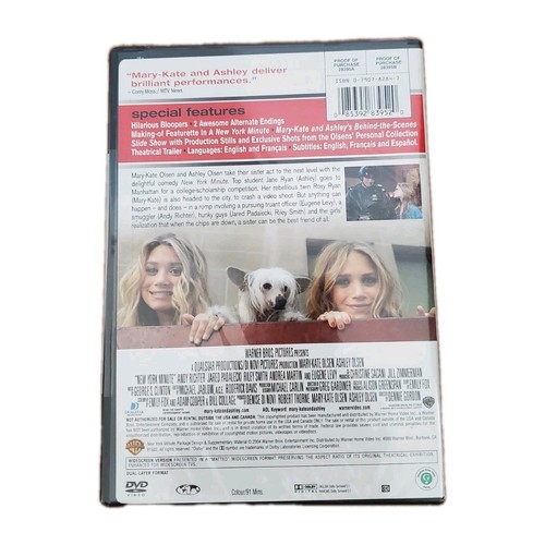 New York Minute (DVD, 2004, New Sealed) - photo 2
