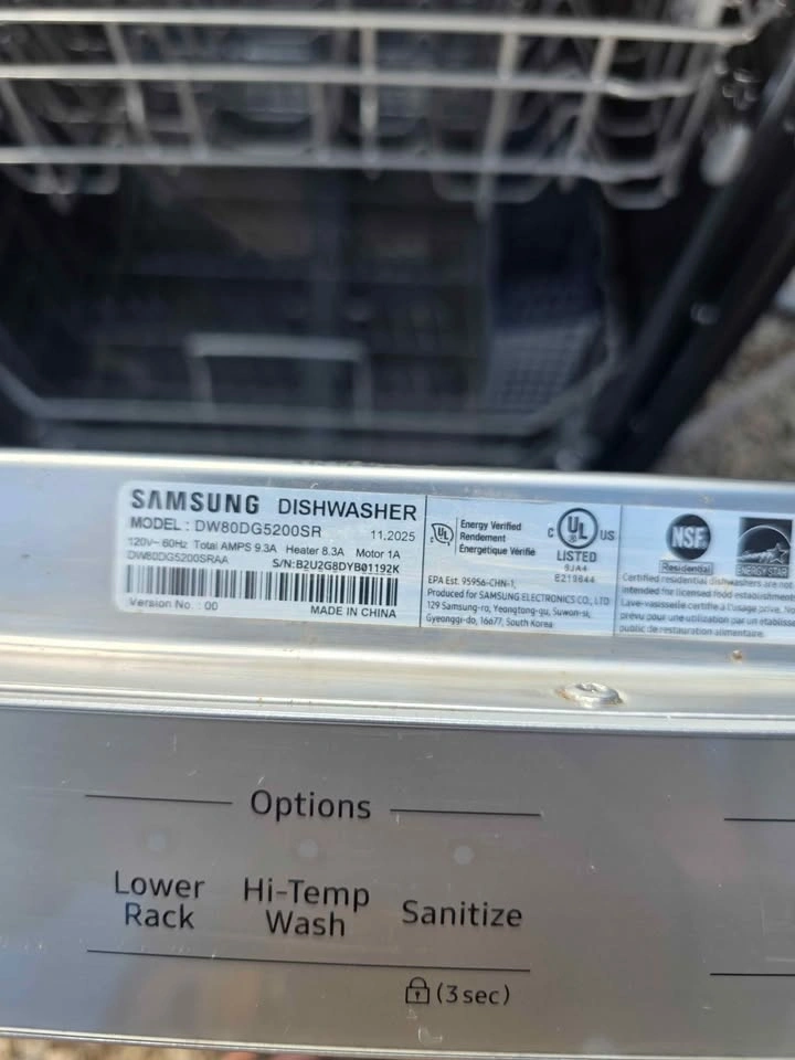 Samsung 24" Stainless Steel Dishwasher For Sale - photo 3