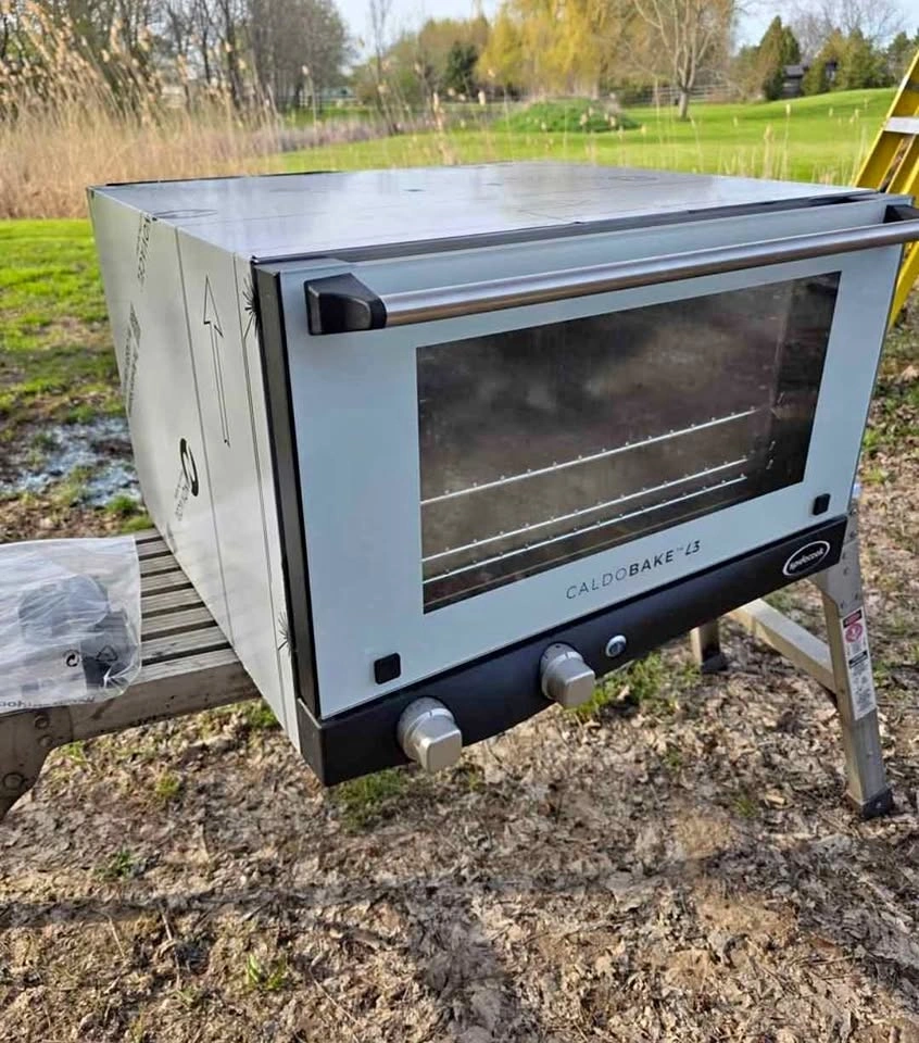 Caldobake 23.6 in. 1.34 cu ft. Stainless Steel Convection Oven