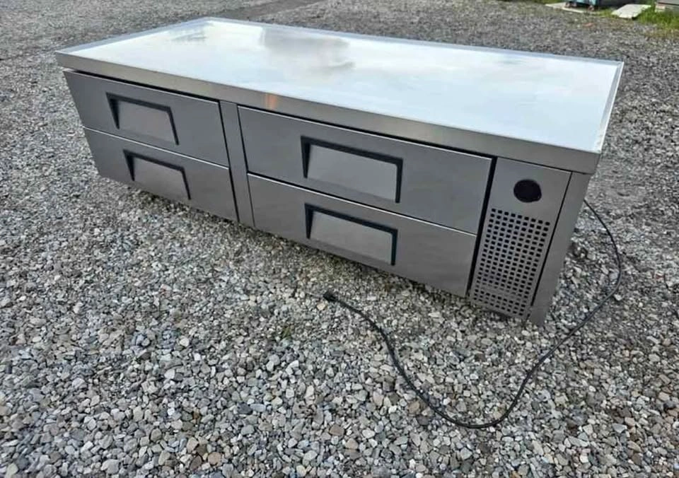 True TRCB-72 Refrigerated 72" Chef Base - Fits 4" Deep Pans