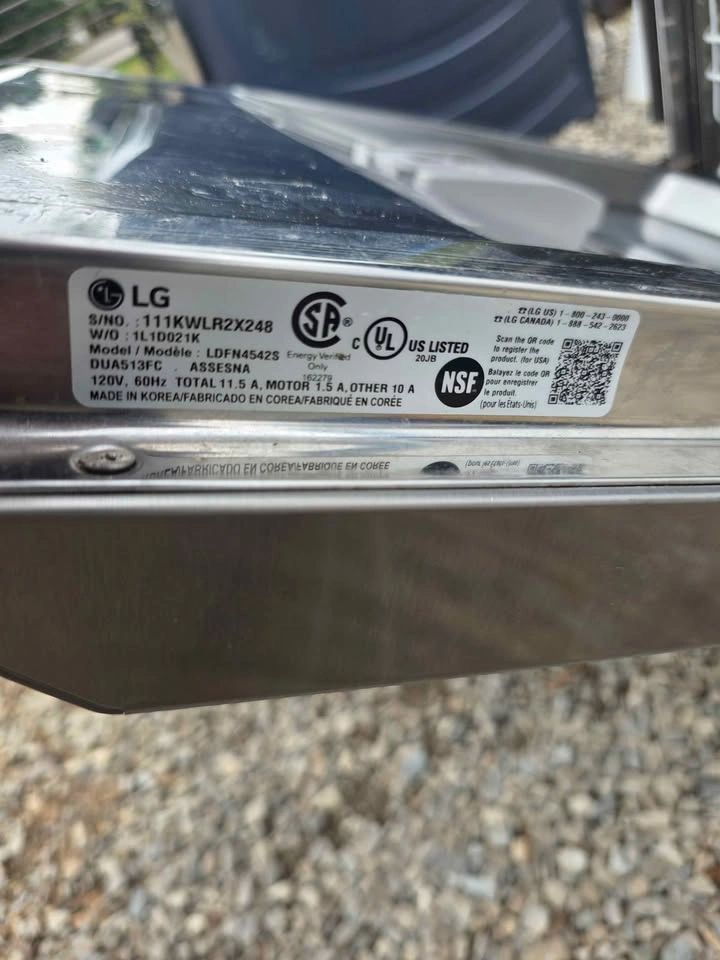 LG Stainless Steel Dishwasher For Sale - photo 5