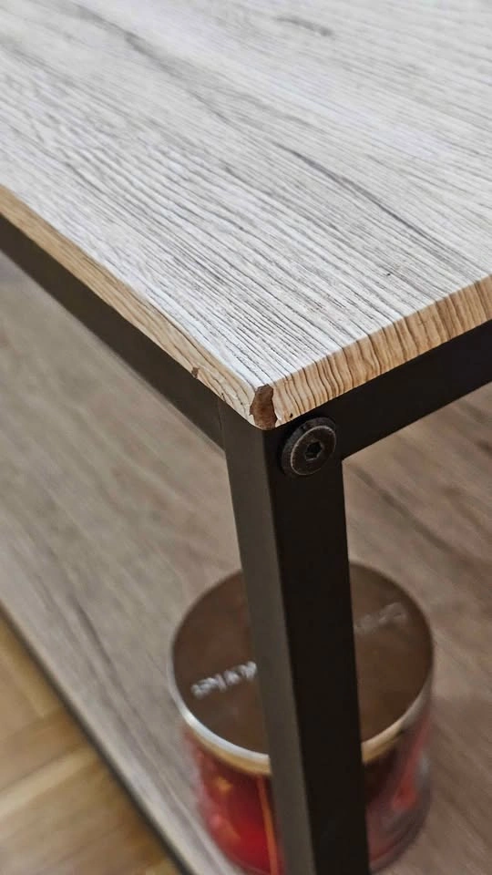 Industrial-Style Two-Tier Coffee Table (move out sale) - photo 3