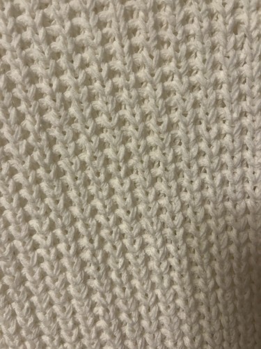 Abercrombie & Fitch Ivory Chunky Knit Sleeveless Sweater XS - photo 4