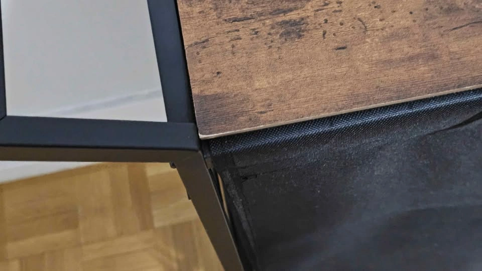 Rolling Laundry Hamper with Wood Top - photo 3