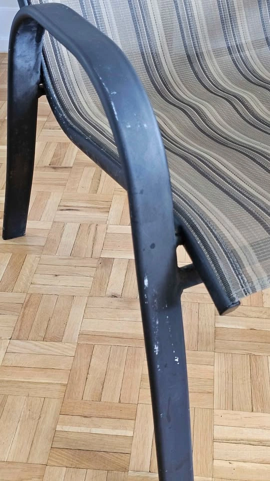 Striped Sling Patio Chair (move out sale) - photo 2