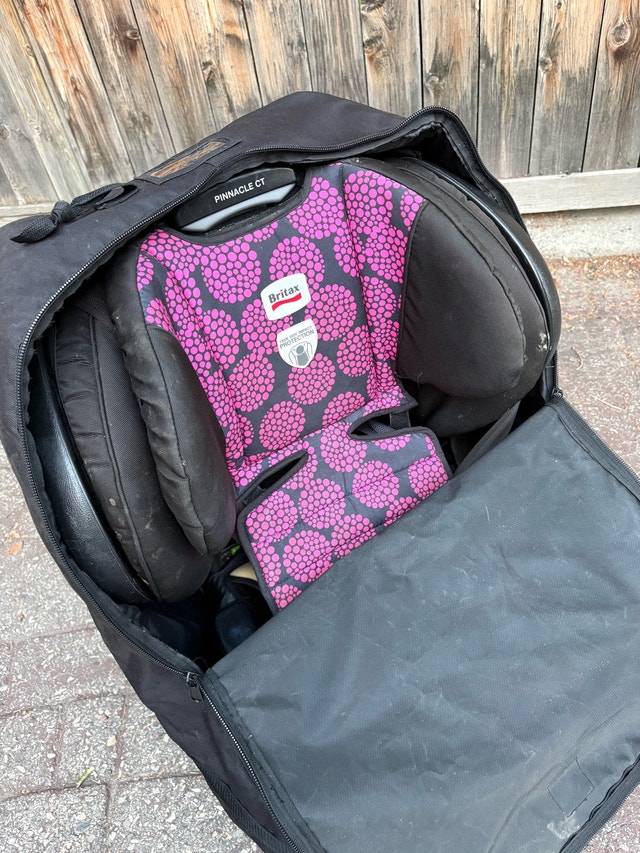 J.L Childress padded car seat travel bag backpack - photo 3