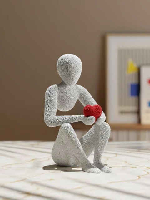3D Printed 6-Inch Heart Figurine – Emotional Gift & Home Decor - photo 5