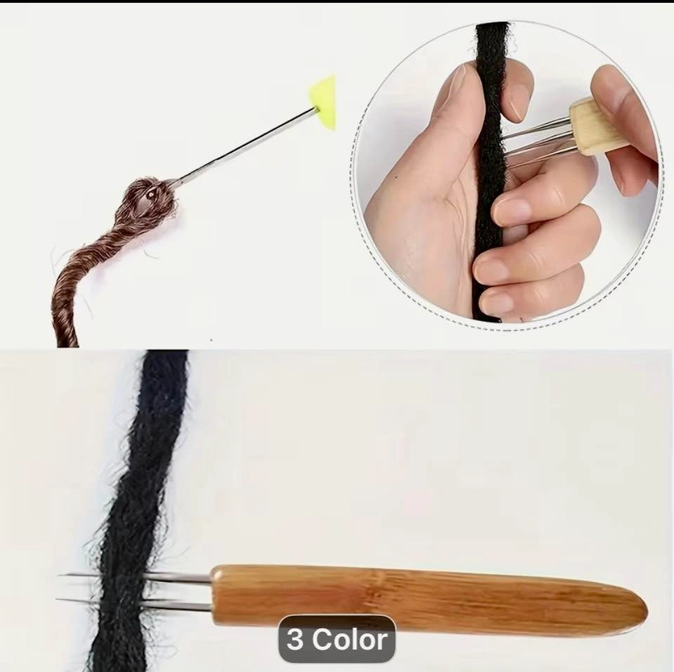 Dreadlock Crochet Hook and Interlocking Tool Set - photo 2