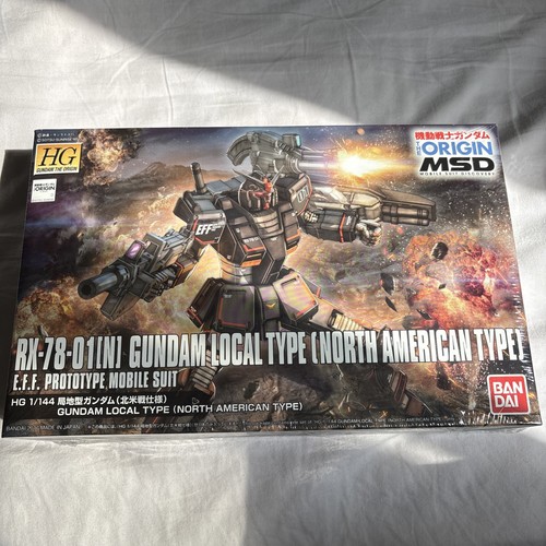 BANDAI HG 1/144 RX-78-01N GUNDAM LOCAL TYPE Plastic Model Kit