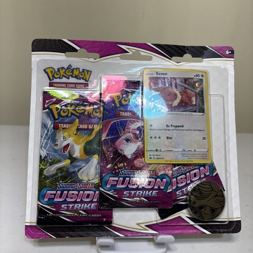 Nintendo Eevee Fusion Strike Trading Cards - Pack of 3 - photo 2