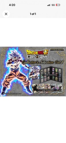 NEW Dragon Ball Super Card Game Collector's Selection Vol. 1