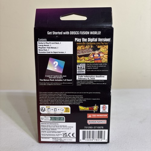 Dragon Ball Super - Fusion World Starter Deck 1 - Son Goku - photo 3
