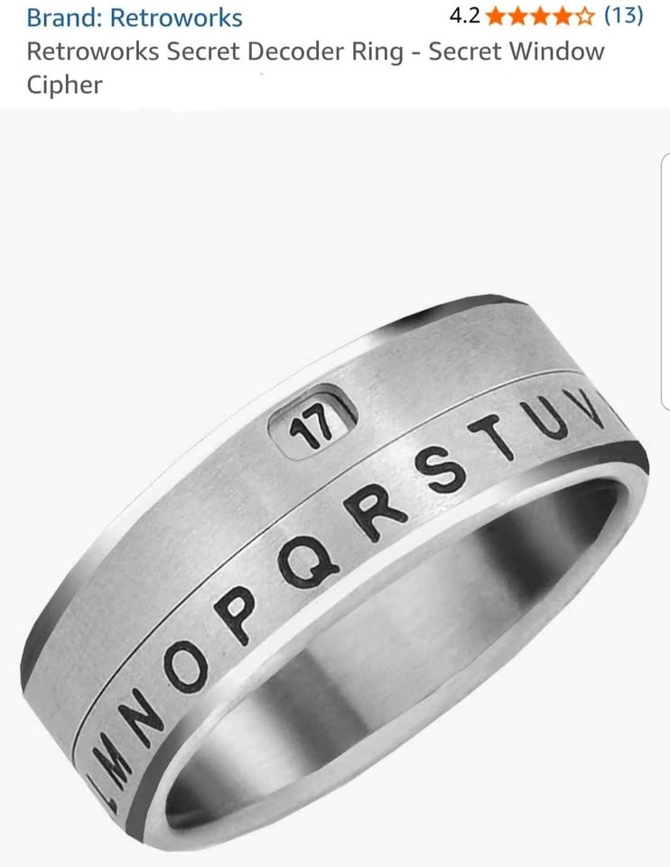 Fidget Spinner Secret Decode Ring - photo 2