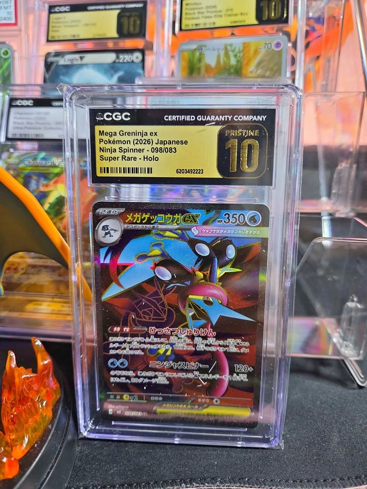 CGC 10 Pristine Mega Greninja ex 098 Jp