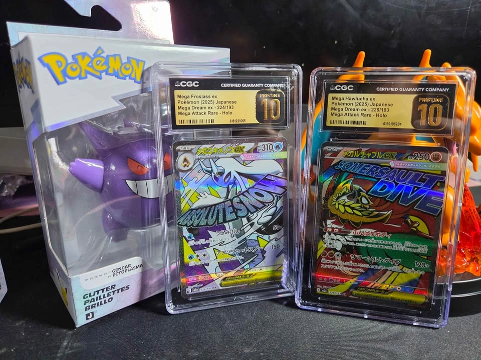 CGC 10 Pristine Mega Froslass ex, Mega Hawlucha ex - photo 2