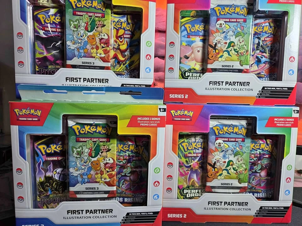 Pokémon First Partner Illustration Collection Series 2 & 3 Boxes