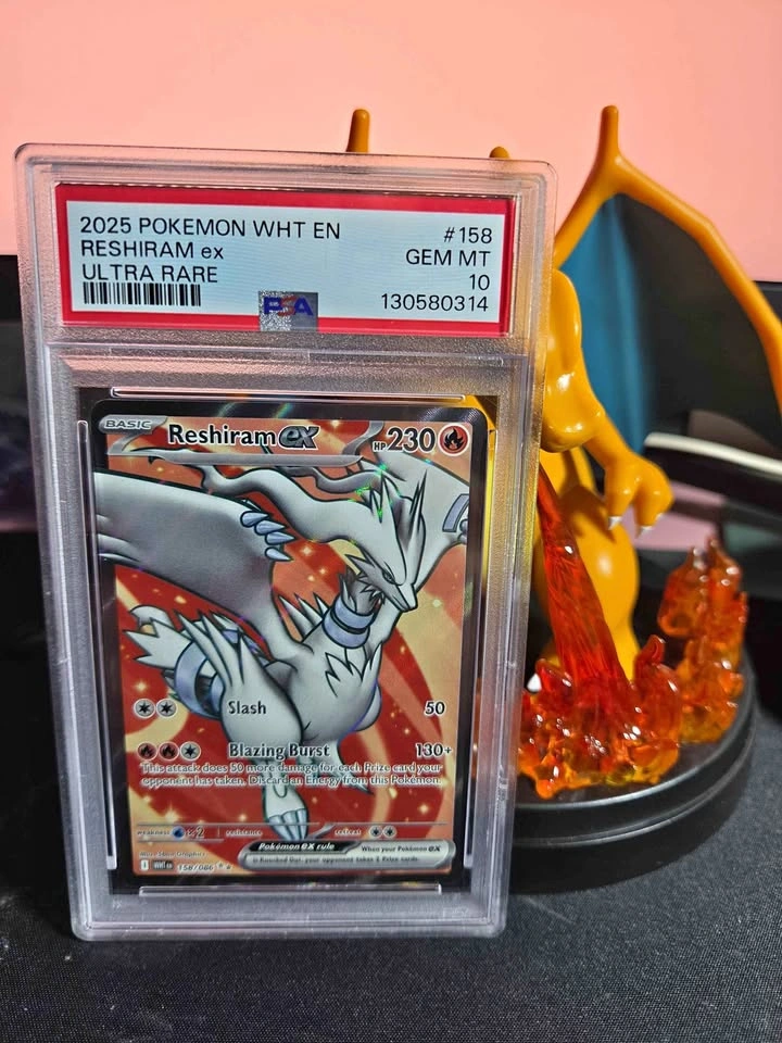 PSA 10 Reshiram EX #158