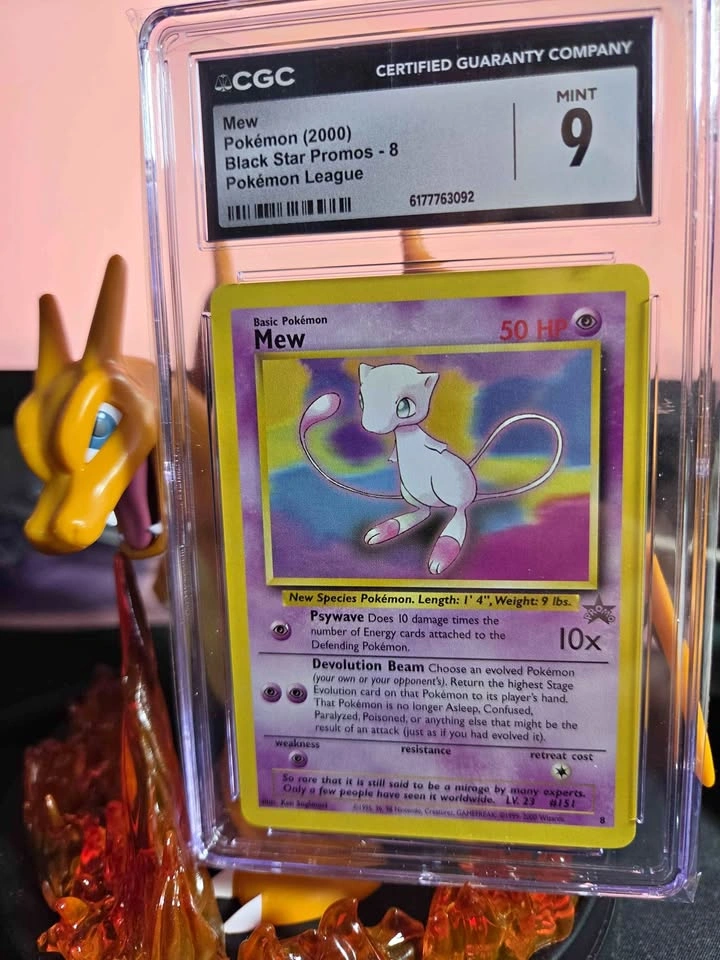 Mew Black Star Promo #8 CGC 9 Mint