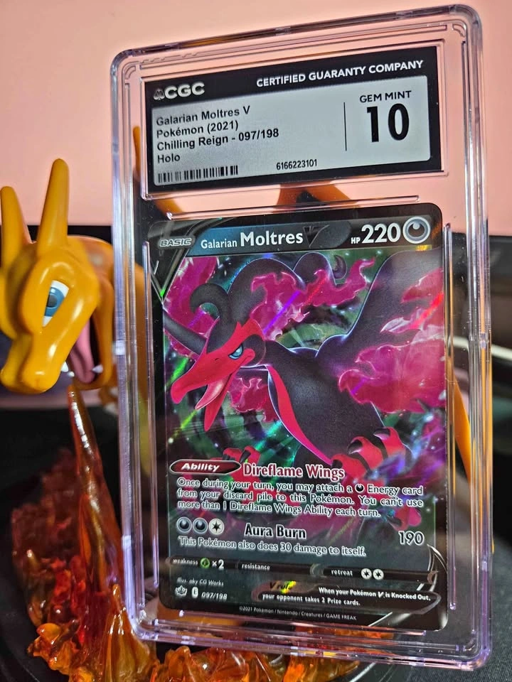 Galarian Moltres V 097/198 CGC 10 Gem Mint