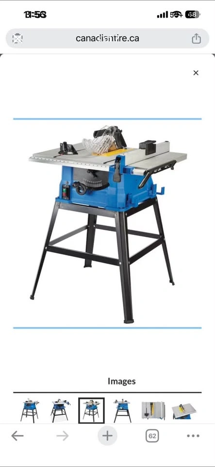 Mastercraft Table Saw Portable - photo 4