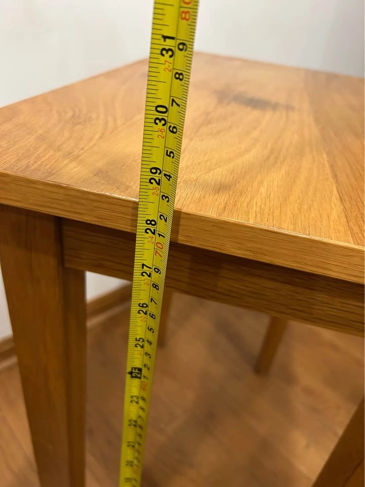 Solid wood table. Disassembled for easy transport. - photo 5